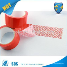 Fabrication d&#39;usine en ligne en magasin acrylique tamper ruban adhésif ruban adhésif imprimé personnalisé pour emballage carton box